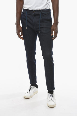 Pantaloni a Una Pince MITTE Con Elastico in Vita