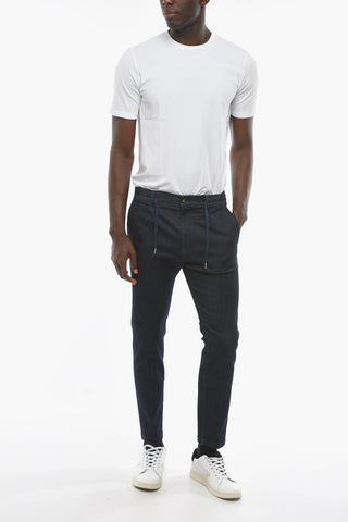 Pantaloni a Una Pince MITTE Con Elastico in Vita