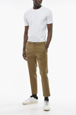 Regular Waist MARAIS Pants with Logo-Button