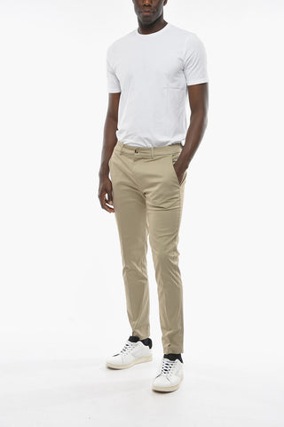 Solid color MARAIS Pants with Flap Pockets