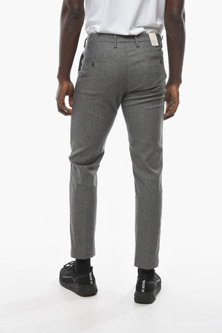 Pinstriped Double-Pleat ROPPONGI Pants