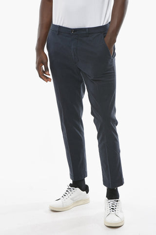 Solid color MARAIS Pants with Flap Pockets
