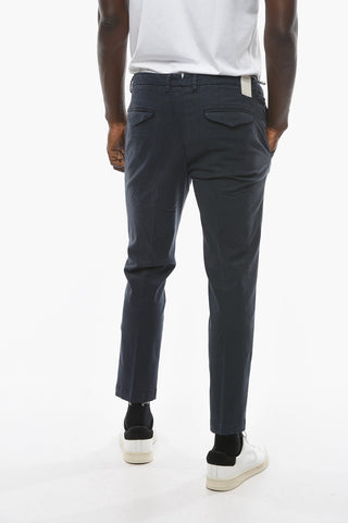 Solid color MARAIS Pants with Flap Pockets