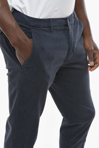 Solid color MARAIS Pants with Flap Pockets