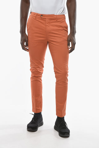 Pantaloni Chino MARAIS in Tinta Unita con Tasche ad Aletta