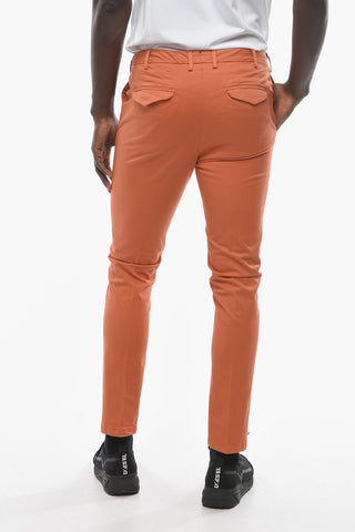 Pantaloni Chino MARAIS in Tinta Unita con Tasche ad Aletta