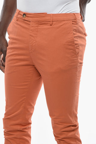 Pantaloni Chino MARAIS in Tinta Unita con Tasche ad Aletta