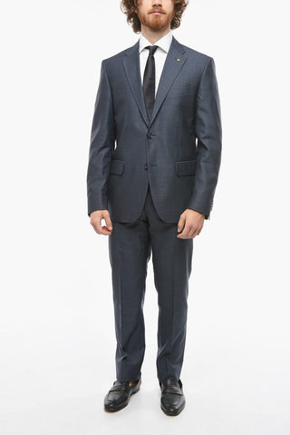 CC COLLECTION Abito 2 Bottoni RIGHT con Motivo Pin Check