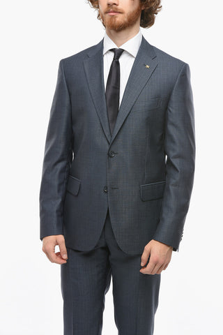 CC COLLECTION Abito 2 Bottoni RIGHT con Motivo Pin Check