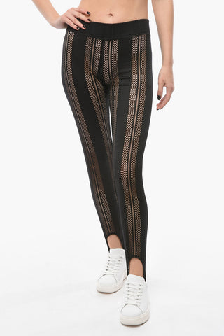 Perforated Stirrup Leggings