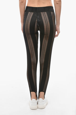 Perforated Stirrup Leggings