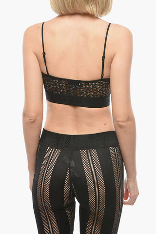 Sheer Floral Lace Bralette Top