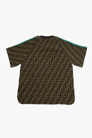 Jersey Cotton T-shirt with Allover FF Monogram