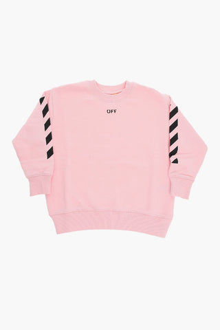 Crewneck Sweatshirt with Logo Print