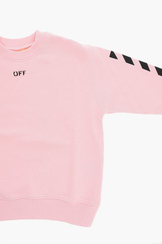 Crewneck Sweatshirt with Logo Print