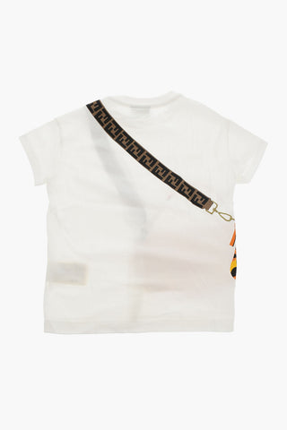 T-shirt Oversized con Applicazione Logo Grafica