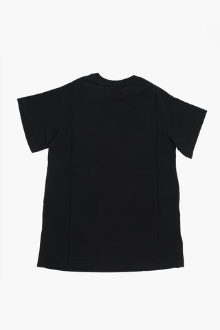 Jersey Cotton Oversized T-shirt with Embossed Logo