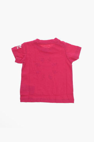 Shorts and Tee Set with Logo Print