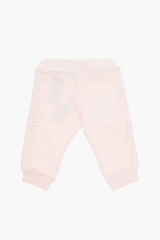 Stretch Cotton Joggers with Side Logoed Bands