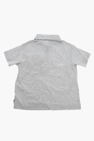 Polo Shirt with Padded Logoed Chest Pocket and Side Vents