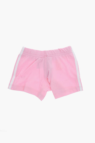 Shorts and Tee Set with Logo Print