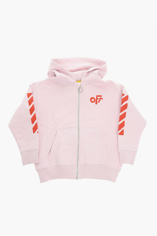 Hoodie Sweatshirt with OFF Logo Print