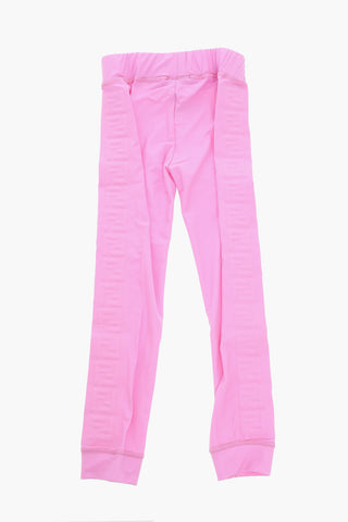 Lycra Leggings with Side Embossed Logo