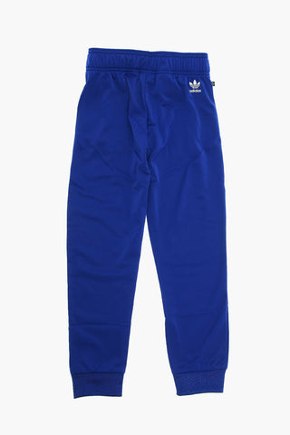 Jersey Joggers with Logo Print