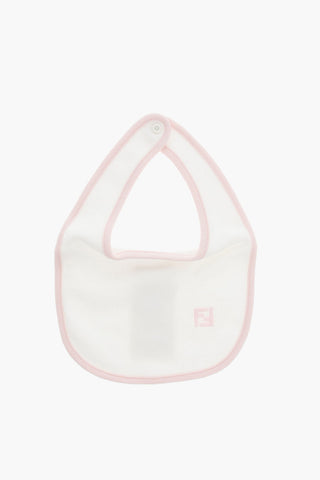 Hat Bib and Playsuit Set with Embroidered Logo Details