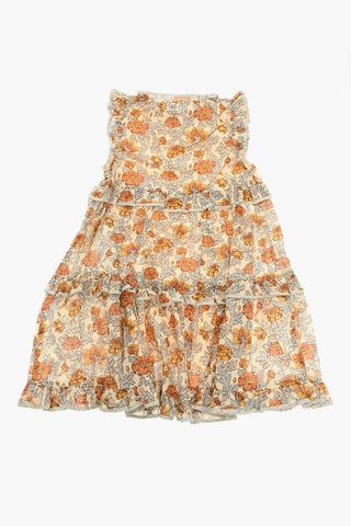 Vestito ANDIE con Volant e Motivo Floreale