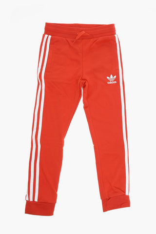 Pantaloni Jogger in Cotone Garzato con Stampa Logo