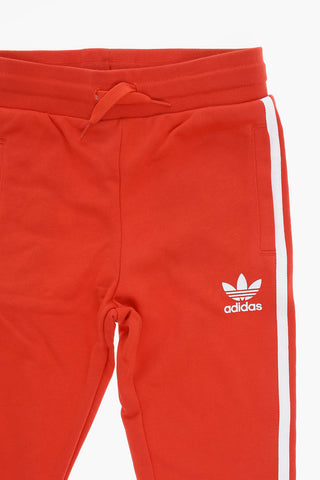 Pantaloni Jogger in Cotone Garzato con Stampa Logo