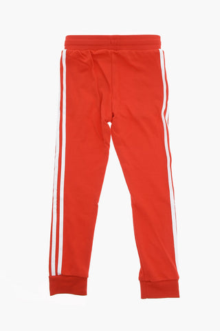 Pantaloni Jogger in Cotone Garzato con Stampa Logo