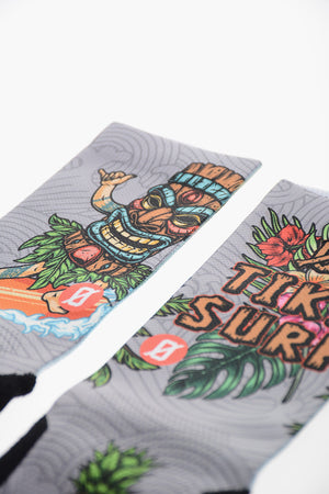 롱 양말 TIKI SURF 올오버 프린트