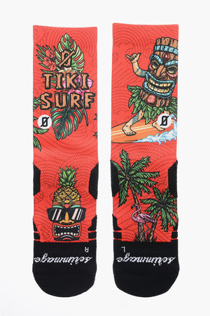 프린트 양말 TIKI SURF
