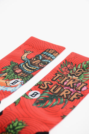 프린트 양말 TIKI SURF