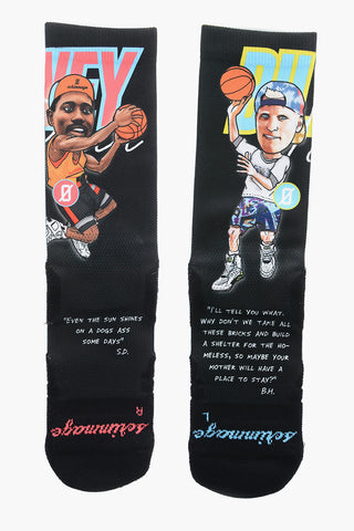 Printed SIDNEY&BILLY Long Socks