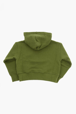 Hoodie Sweatshirt with Teddy Bear Application