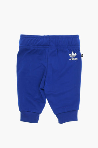 Set Felpa e Joggers in Jersey con Stampa Logo