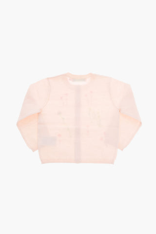 Cardigan AYLA in Cotone con Ricamo Floreale