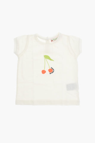 T-Shirt TISSIA Girocollo con Ciligia Ricamata