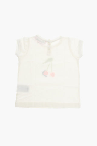 T-Shirt TISSIA Girocollo con Ciligia Ricamata