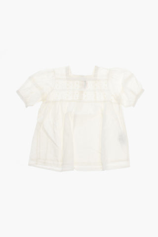 Cotton-voile ATHALIA Top with Embroideries