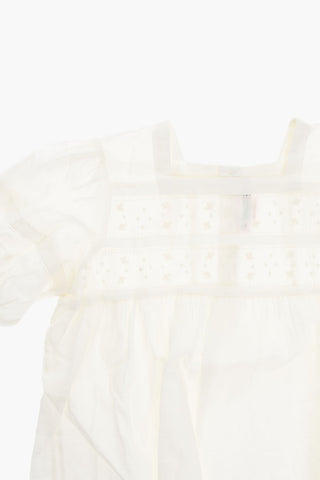 Cotton-voile ATHALIA Top with Embroideries