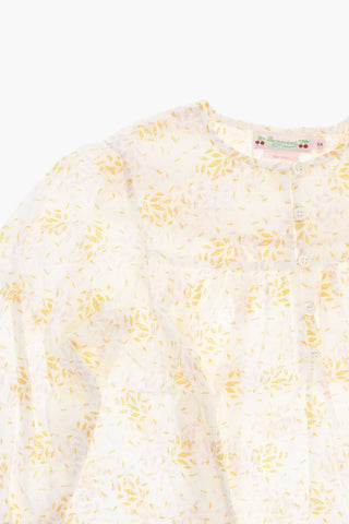 Cotton-voile ALIA Blouse with Floral Print