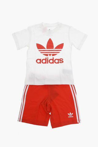 Set T-shirt e Shorts con Stampa Logo