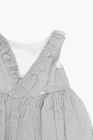 Cotton-poplin ALLISON Flared Dress with Ruffled Detail