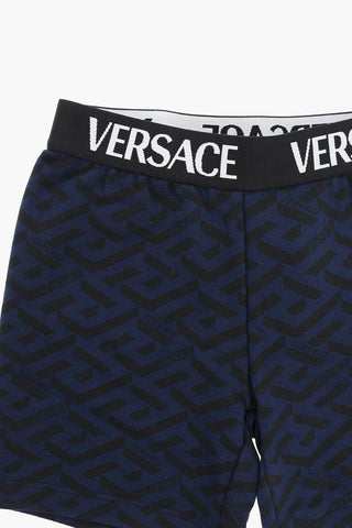 LA GRECA Printed Shorts with Back Pocket