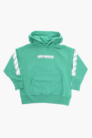 Hoodie Sweatshirt with OFF Logo Print