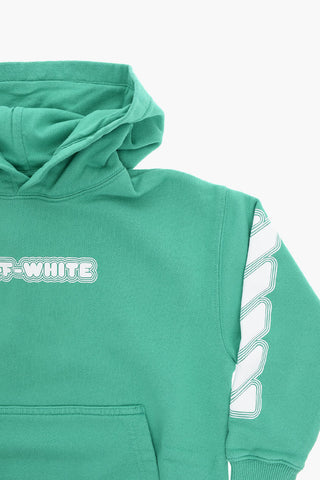Hoodie Sweatshirt with OFF Logo Print